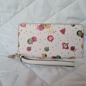 Coach Christmas Wallet with Strap
